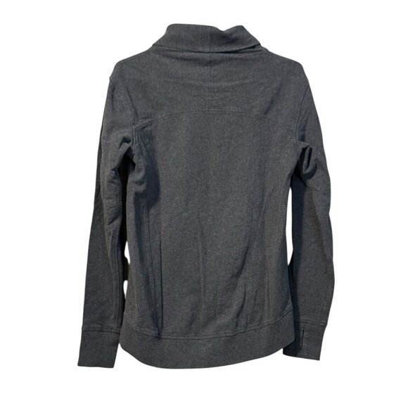 Lululemon Womens Pleated Gray Long Sleeves Turtleneck Blouse Size 6 - Picture 2 of 12